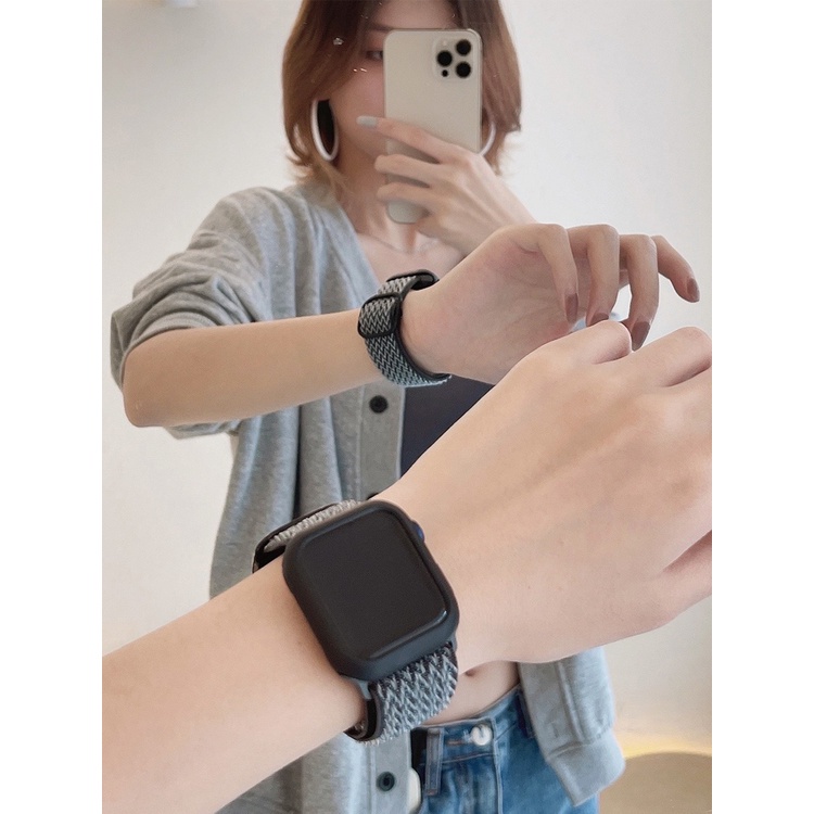 適用於 Redmi Watch 3 Active / Realme Watch 3 2 Pro 編織錶帶 小清新風格