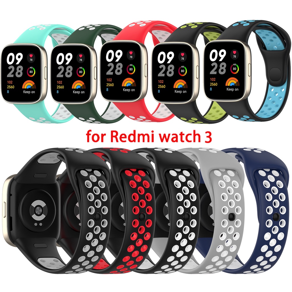 Redmi Watch 3 矽膠替換手鍊運動錶帶