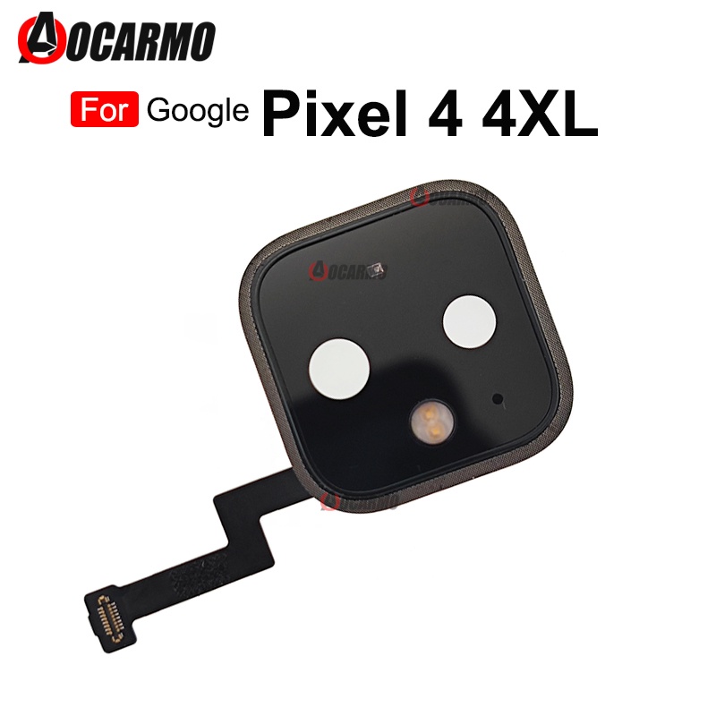 1 套適用於 Google Pixel 4 XL 4xl 接近環境光傳感器閃光燈排線和相機鏡頭,帶框架更換部件