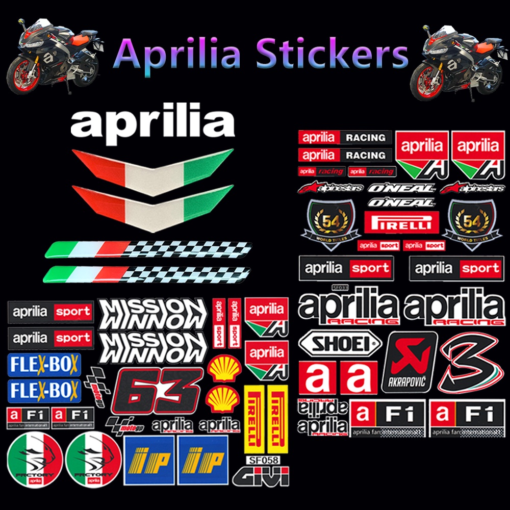反光摩托車貼花油箱配件整流罩貼紙適用於 Aprilia DORSODURO 750 FACTOR Racing RSV4