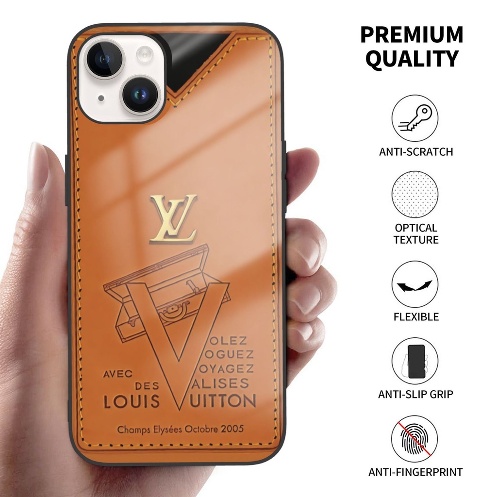 Lv 經典奢華高品質印花手機殼保護套適用於 IPhone 14 13 12 11 Pro Max X XR XS