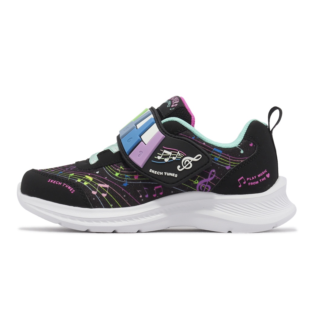 Skechers 童鞋 Jumpsters 2.0 黑 彩色 鋼琴鞋 可彈出聲音 小朋友 ACS 302219LBKMT