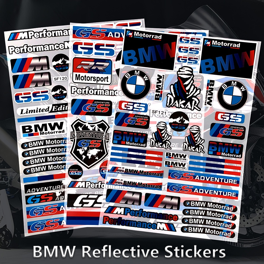 Bmw Motorrad Motorsport 反光徽章徽章貼紙貼花適用於 BMW 摩托車 [有現貨]