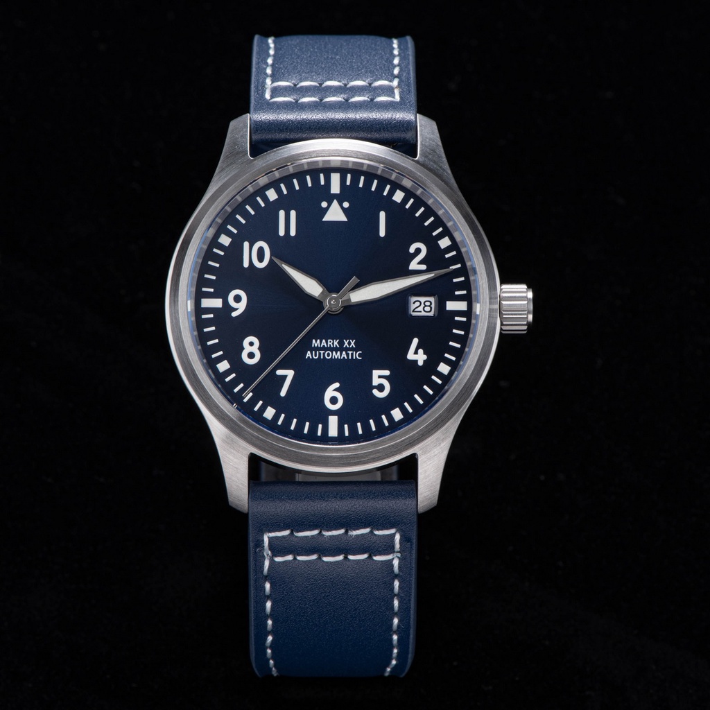 Sugess 男士手錶自動 NH35 機芯機械手錶夜光手錶防水藍寶石水晶簡單標記全新