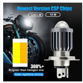 光陽JR100魚眼LED小皿燈炮 JR100燈H6 KYMCO 光陽 JR 100 固陶碟版 競速版 MMC 化油版 燈