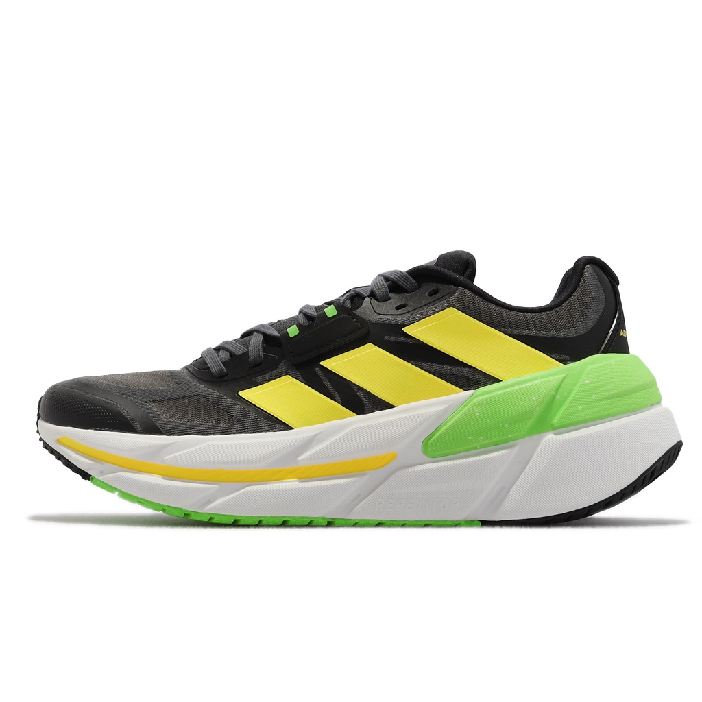 adidas 慢跑鞋 Adistar CS M 灰 黃 綠 避震 愛迪達 男鞋 運動鞋 【ACS】 GX8418