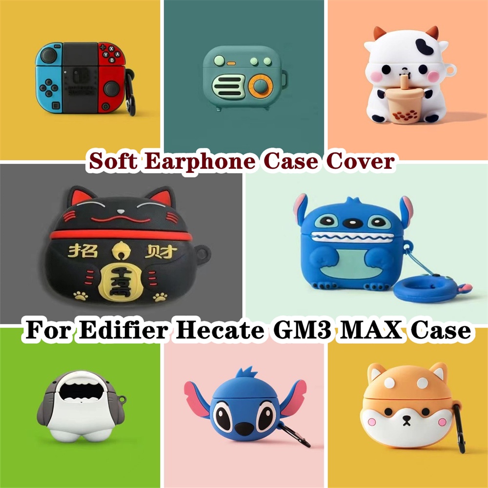 【imamura】適用於漫步者 Hecate GM3 MAX 保護套 AAnime 卡通娛樂遊戲適用於 Edifier