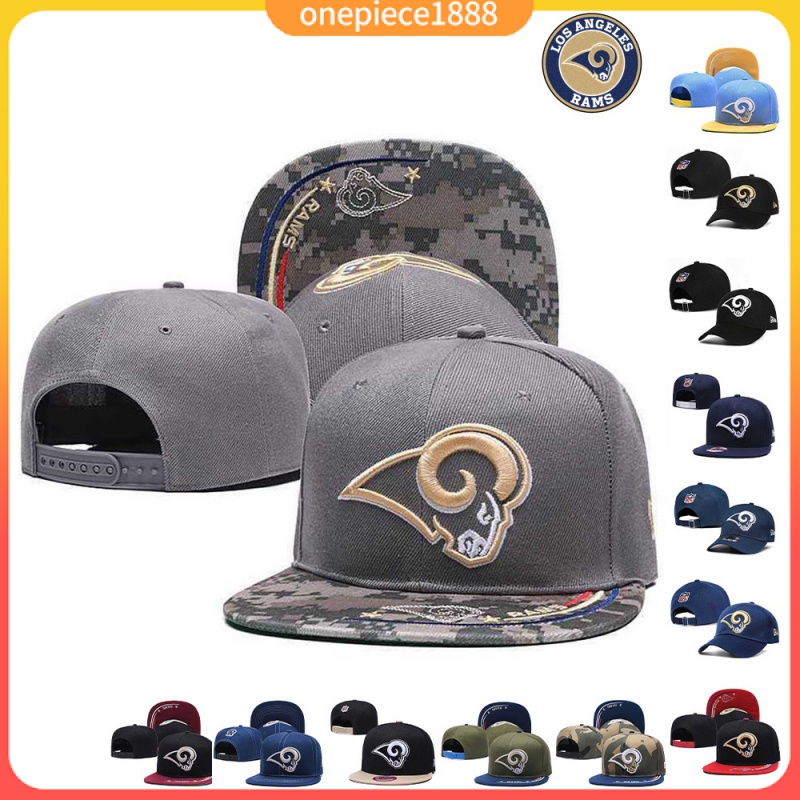 NFL 橄欖球帽 洛杉磯公羊 Los Angeles Rams 滑板帽 防曬帽 嘻哈帽 男女適用 配飾潮帽防曬