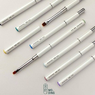 正品現貨♥末町 優等生 美甲凝膠筆 圓筆 平筆 刷色單色 建構 凝膠指甲彩繪筆 萬能筆刷 彈力無痕 水彩筆 拉線筆