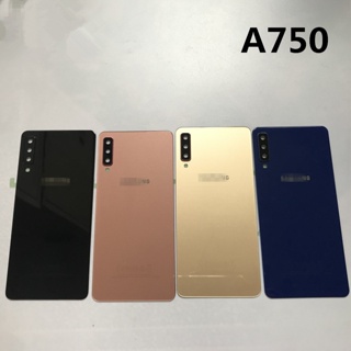 Ebmy-samsung Galaxy A7 A750 A750F A750FD 2018 電池後蓋門殼更換維修零件+耳