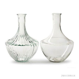 Jodeco Glass玻璃花器/ 歐風透明玻璃花瓶/ 2款隨機出貨 eslite誠品