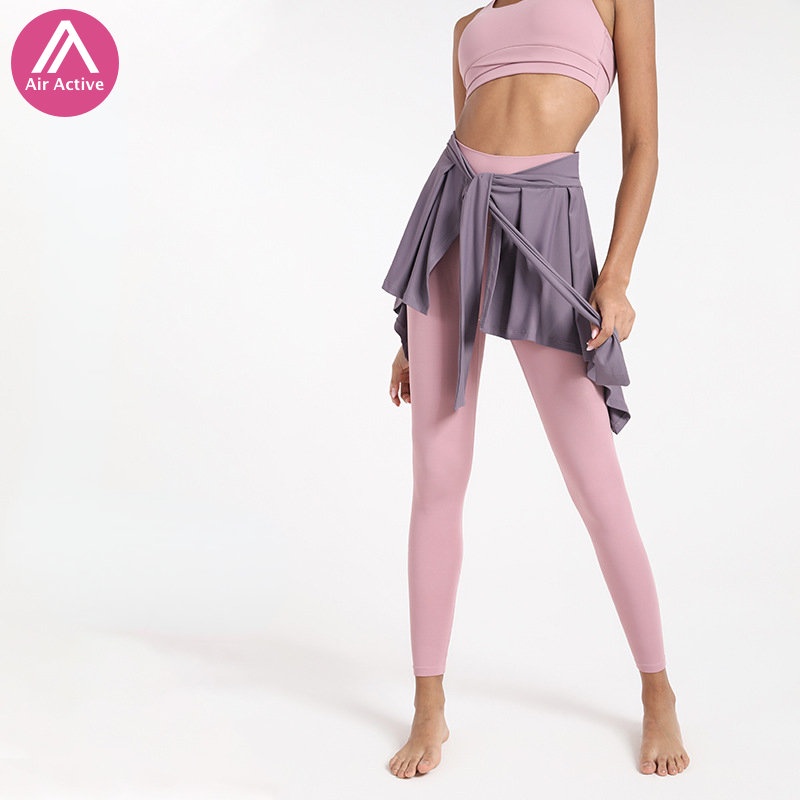 歐美新款運動健身瑜伽一片裙遮臀顯瘦半身裙舞蹈芭蕾短裙瑜伽服 DS-08 YXH