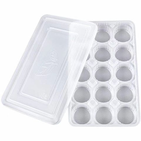 【分格打包盒】一次性15格餛飩灌湯小籠包速凍包子外賣盒饅頭蒸包糕點食品打包盒