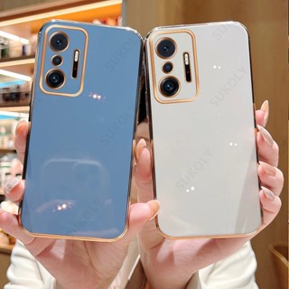 XIAOMI MI 適用於小米 CC9 Mi Note 10 10T 11 11T Pro 手機殼電鍍電鍍軟後蓋商務簡約