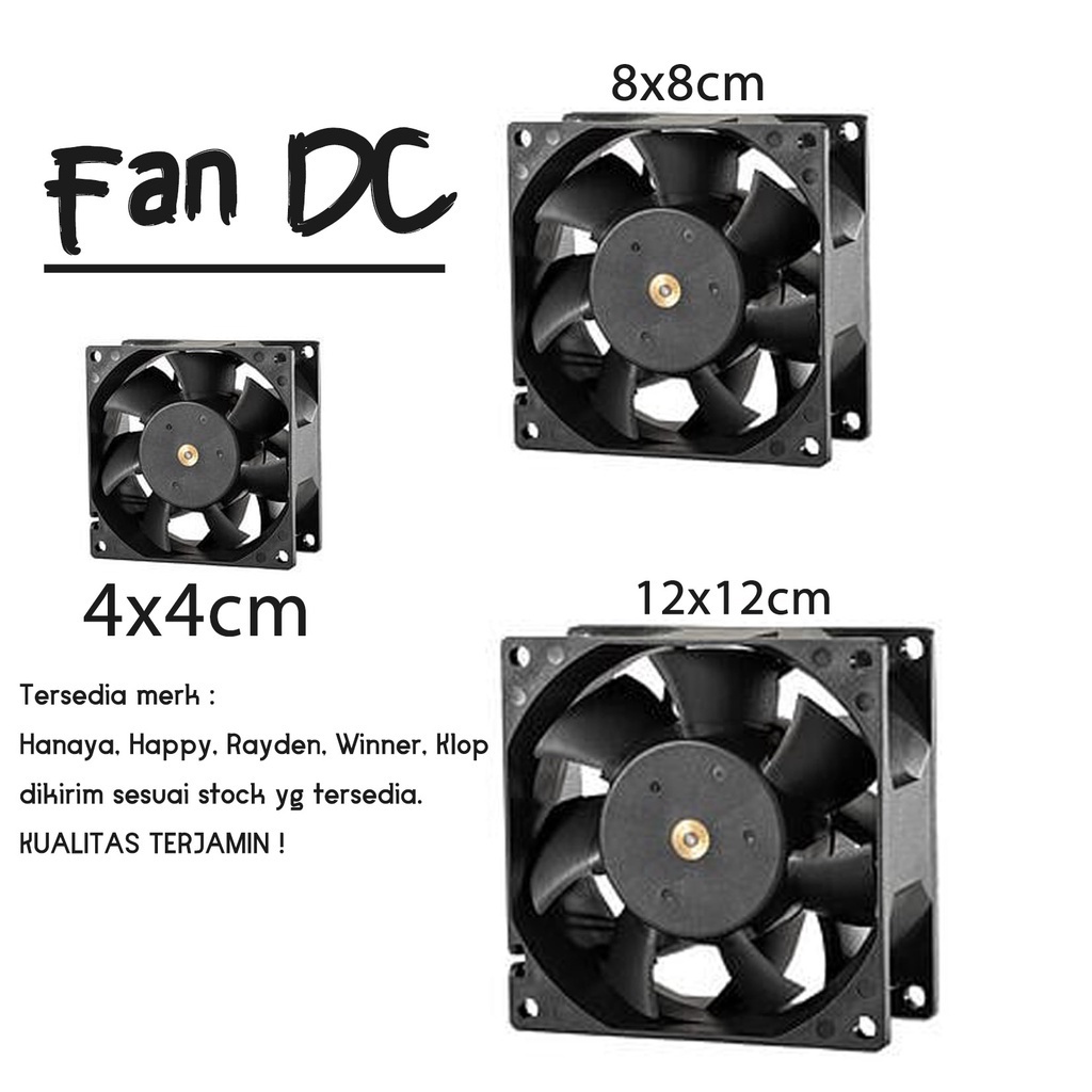 Audiosby-fan 12V DC 風扇冷卻風扇散熱器 4x4 8x8 12x12