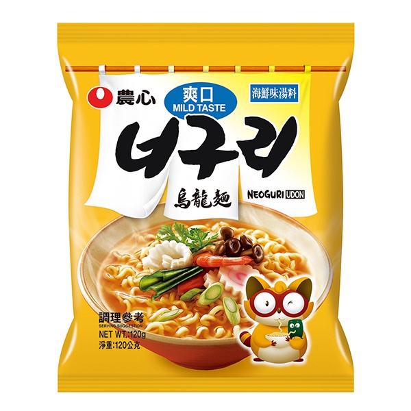 【農心】爽口海鮮味烏龍麵120g