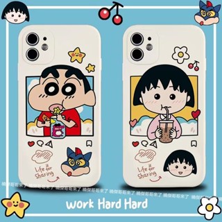 預購 iPhone 13 14 哀鳳12 11 pro max XR i7 i8 plus 蠟筆小新 櫻桃小丸子 手機殼