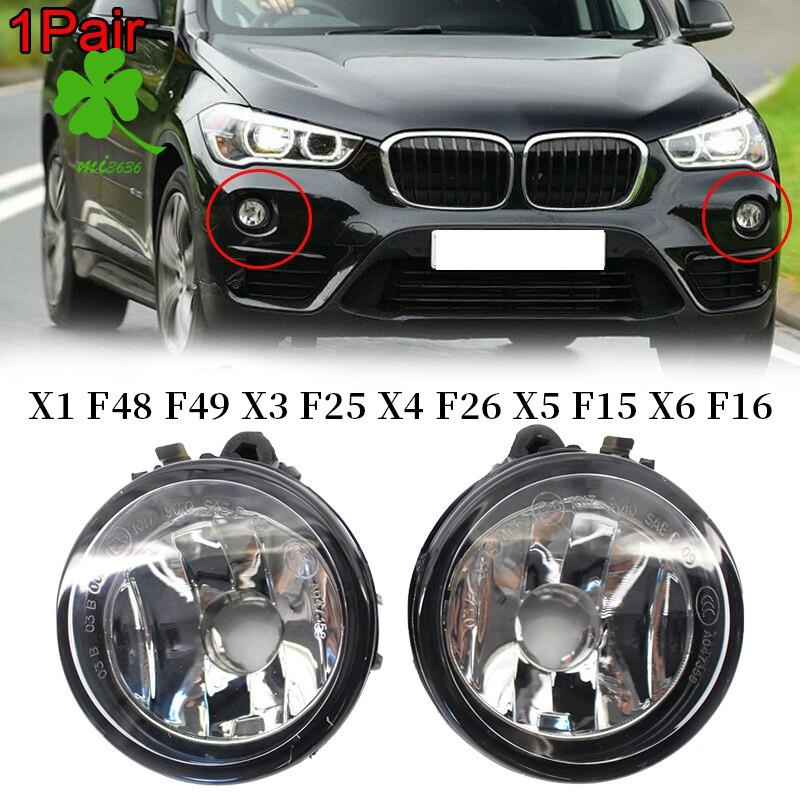 BMW 一對前保險槓霧燈燈適用於寶馬 X3 F25 X4 F26 X5 F15 X6 F16 2010-20 不包括燈泡