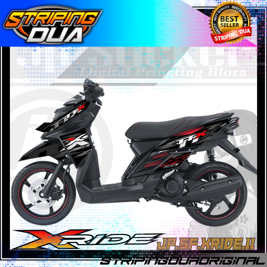 山葉 條紋 X Ride 115 摩托車貼紙 Yamaha X Ride 115 2014 2015 2016 全息圖變