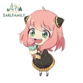 EARLFAMILY 13cm x 8.8cm Anya Spy x 家庭汽車貼紙露營車摩托車貼花有趣防刮保險槓防刮汽車