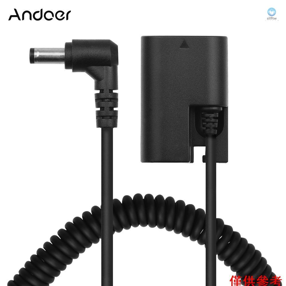 [5S] Andoer LP-E6 假電池組直流耦合器連接器彈簧電纜電池更換適用於佳能 5D2 5D3 5D4 6D 6