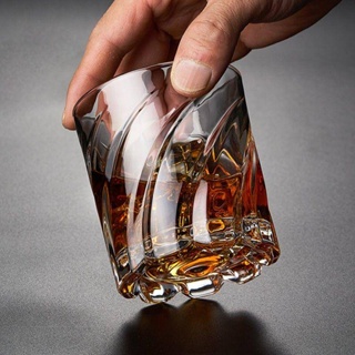 創意威士卡酒杯不倒翁水晶玻璃洋酒杯家用玻璃杯子