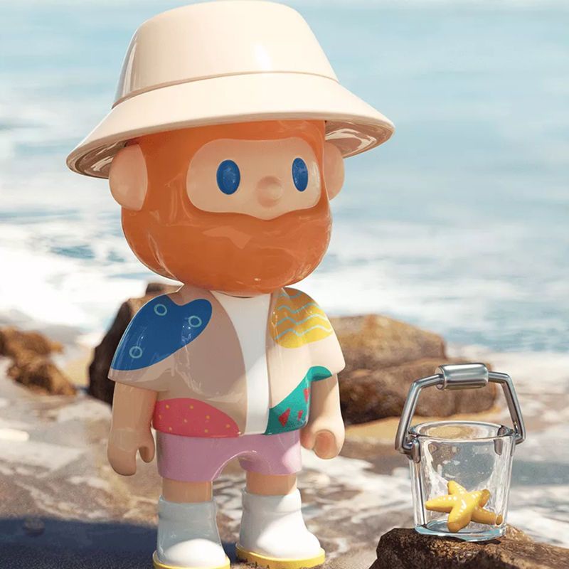 FARMER BOB夏日海島系列五代盲盒限量手辦模型創意禮物擺件裝飾玩具 盒玩盲抽收藏