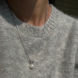🌟Anya- 圈圈金屬珍珠長款項鍊 小眾個性復古簡約百搭氣質時尚頸鍊鎖骨鏈