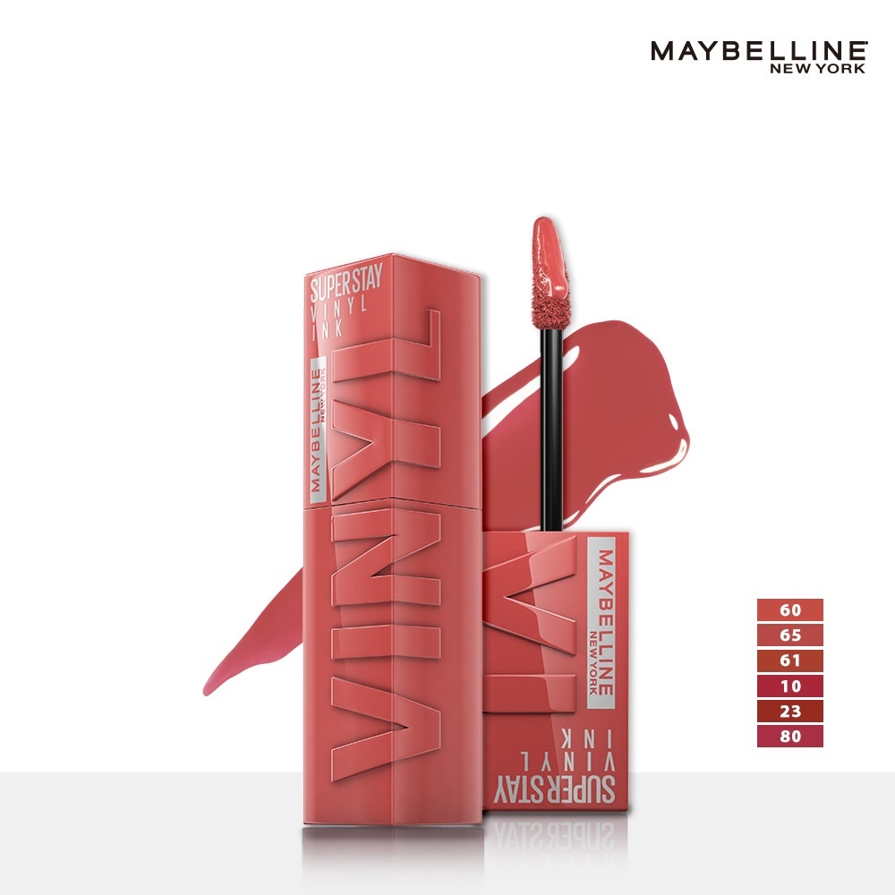 MAYBELLINE 媚比琳超持久水光鎖吻唇釉 65糖霜草莓熊