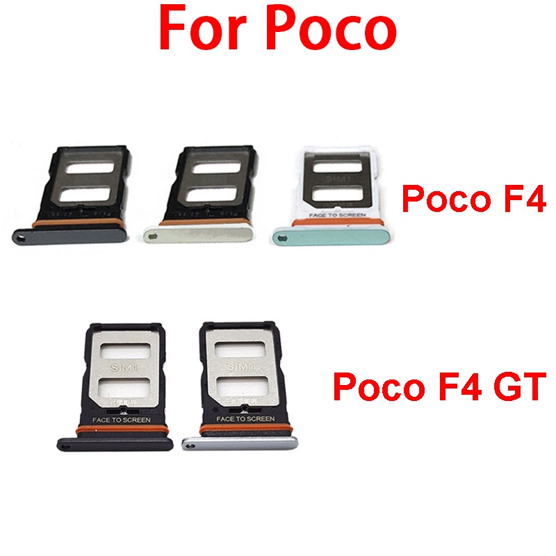 XIAOMI 適用於小米 POCO F4 F4 GT SIM 卡托盤插槽支架適配器插座 Micro SD 讀卡器更換