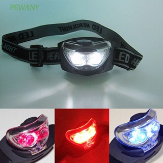 PEWANY 野營燈自行車貓眼安裝頭夾 3LED 燈用於戶外頭燈