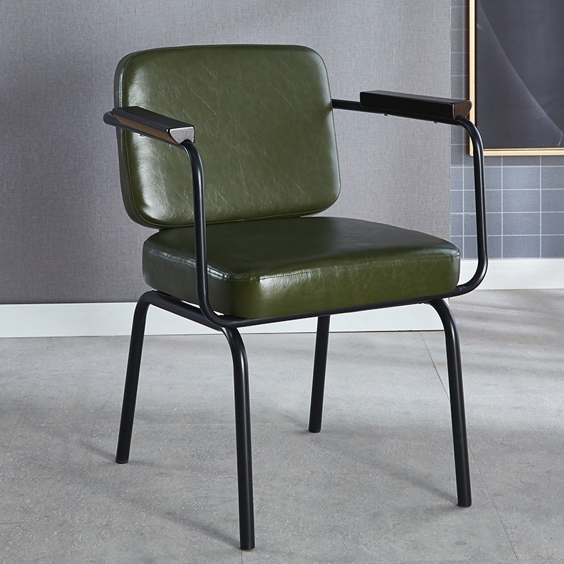 【免運】美式工業風鐵藝餐椅咖啡廳酒吧辦公休閑設計師loft椅創意復古椅子椅子 餐椅 餐廳椅
