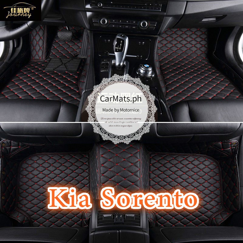 【現貨】適用Kia Sorento腳踏墊  專用包覆式皮革腳墊 kia sorento地墊