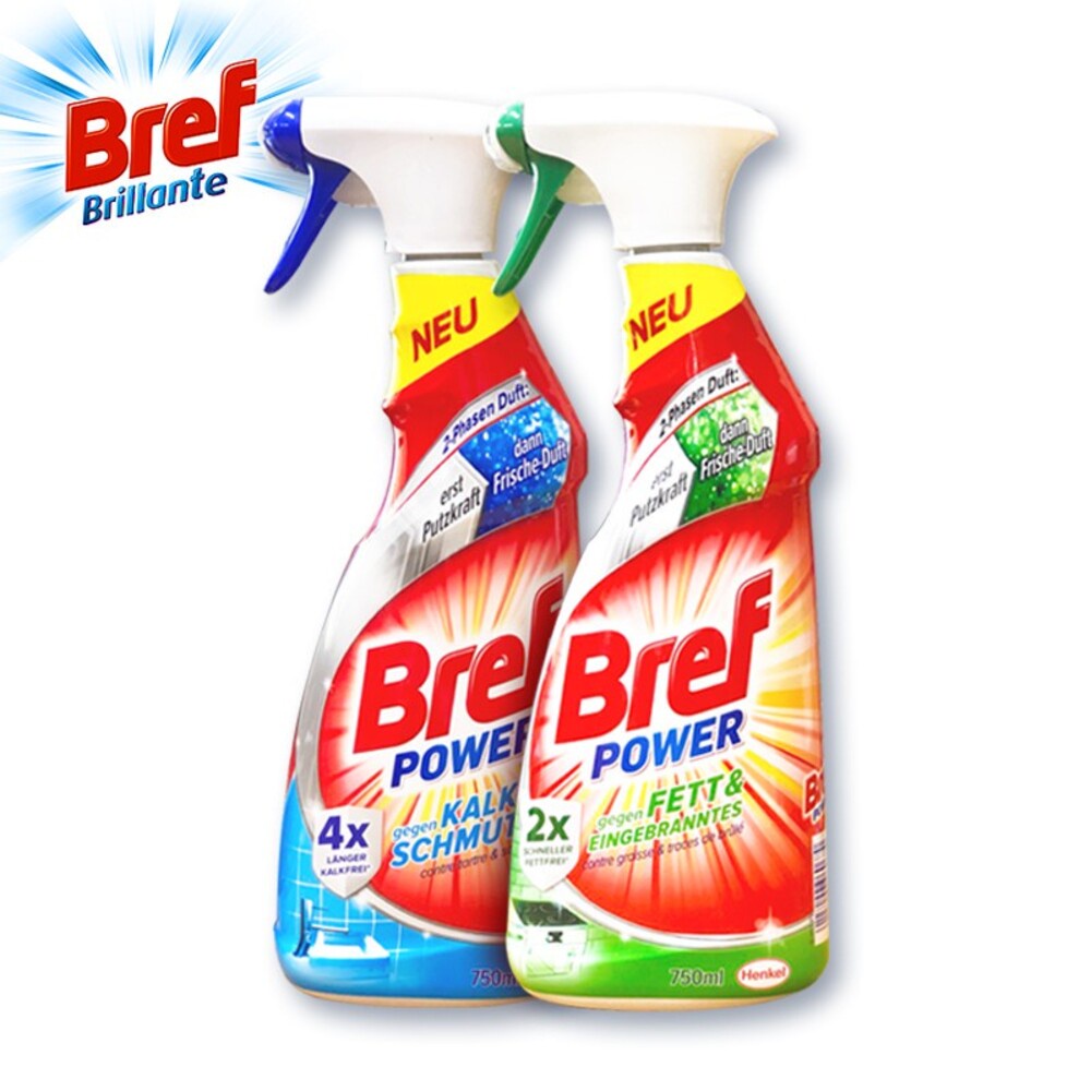 德國Bref妙力 清潔噴霧750ml(浴室/廚房兩種噴霧劑可選擇喔)