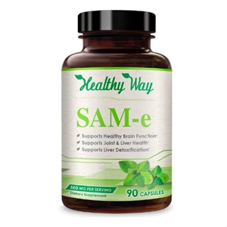 【Healthy Way】Pure SAM-e 500mg 90 Capsules-nutritionsports