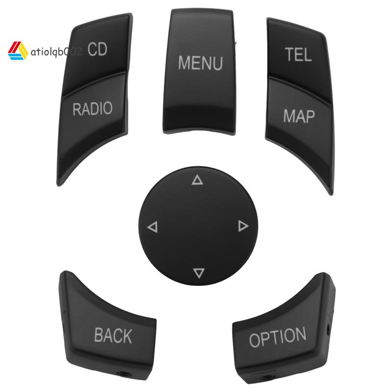 內飾汽車 CIC IDrive 多媒體按鈕菜單按鈕適用於寶馬 X1 X5 X6 E 系列 E87 E90 E91 E92