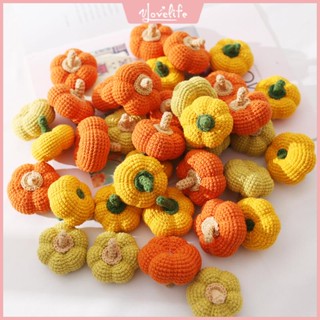 [Vlovelife]臺灣出貨 成品針織品 毛線編製 DIY 成品鈎織 千奇百怪手工創意編織品 寶媽手作毛線鈎織南瓜小掛