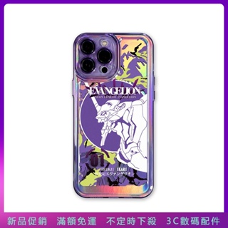 新品促銷 潮牌新世紀戰士透明防摔保護殼適用蘋果14 13 12 11 PRO XS MAX XR 7 8 plus手機殼