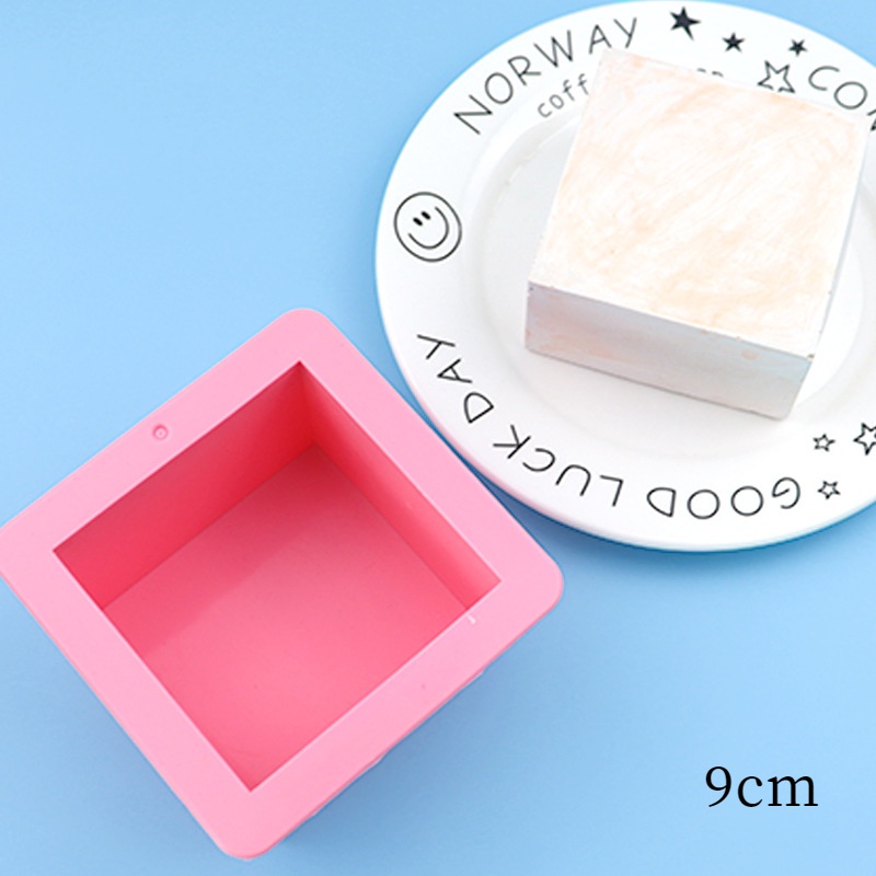 方形手工皂矽膠模具吐司模具麵包工具慕斯蛋糕模具布丁果凍模具冰盤容量約430g肥皂模具