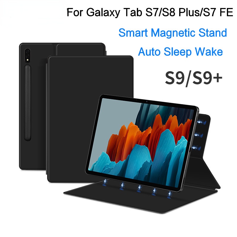SAMSUNG 三星 Galaxy Tab S7/S8 磁性平板電腦保護套 S7 FE S7 S8 Plus S8+ S