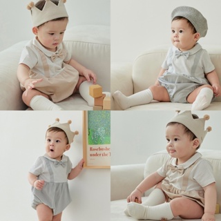 【現貨】 韓國 Little Tini - Julien 西裝造型 包屁衣 禮服 慶生 週歲 喜宴