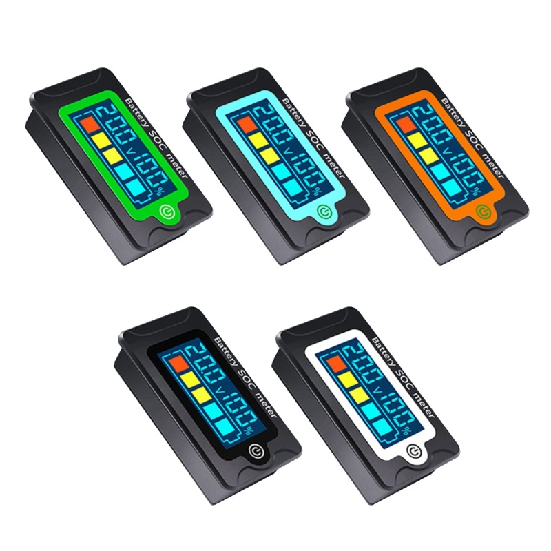 【現貨】電池容量測試儀電壓電流表監視器指示器電流表電壓表
