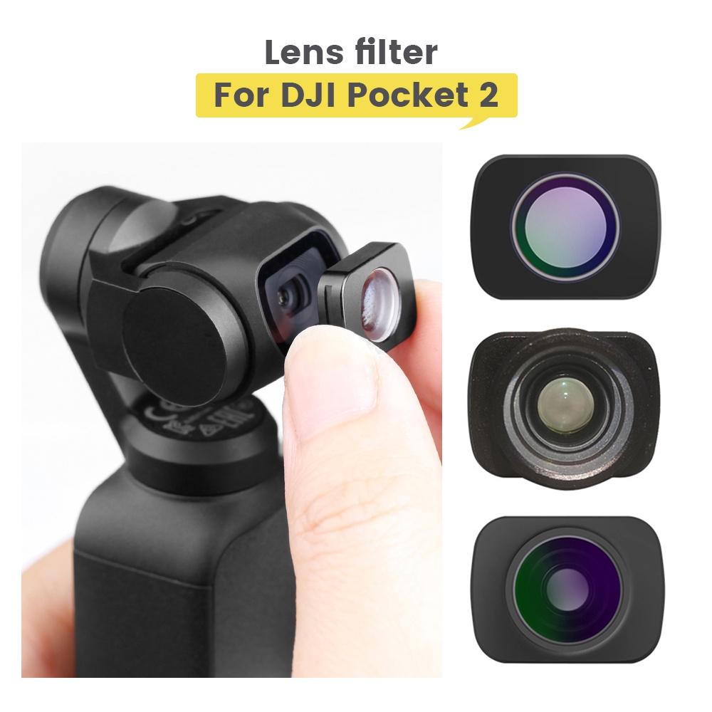 Dji Osmo Pocket/Pocket 2 手持雲台配件 DJI 袖珍相機微距魚眼鏡頭濾鏡廣角濾鏡