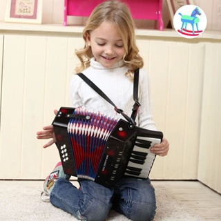 免運【兒童樂器】兒童手風琴8貝斯17鍵男女孩初學者入門迷你啟蒙音樂器玩具正品