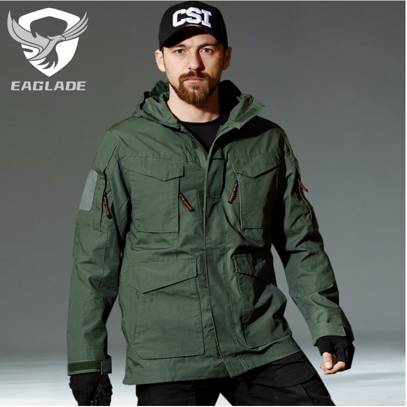 Eaglade 戰術登山夾克 YDJX-M65 綠色防水風衣