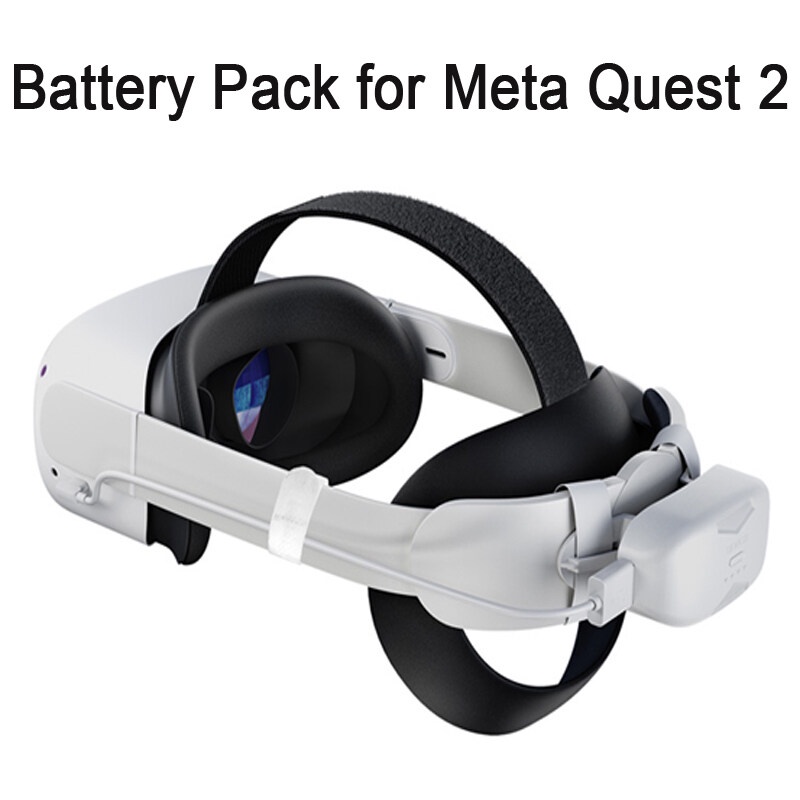 Meta Quest 2 / Oculus Quest 2/ Meta Quest Pro 電池組,6000mAh 可充