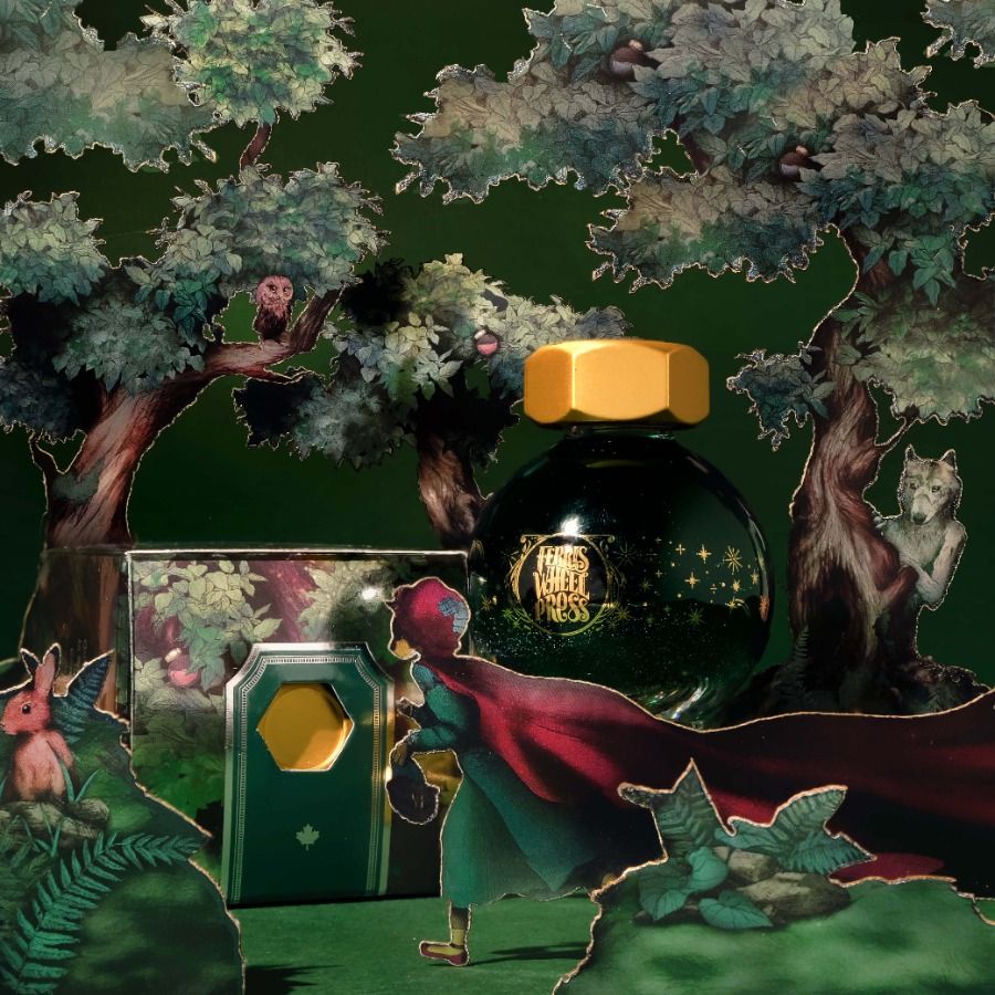 FERRIS WHEEL PRESS摩天輪鋼筆閃粉墨水/ 童話系列/ 斗篷與森林Cloak and Forest eslite誠品