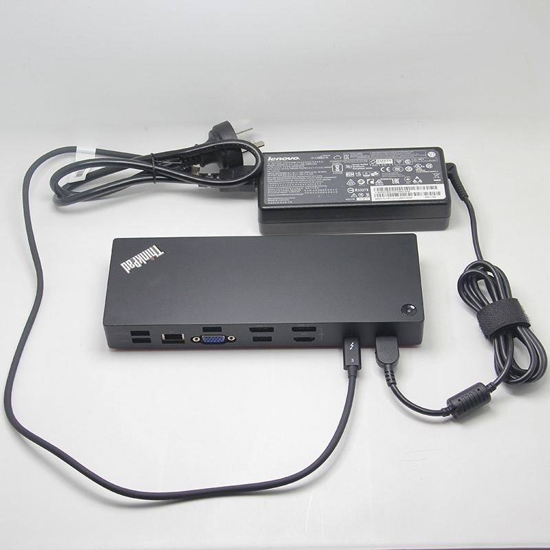 【現貨】聯想ThinkPad雷電3dock擴展塢X1 T480S等通用型thunder bolt3塢站