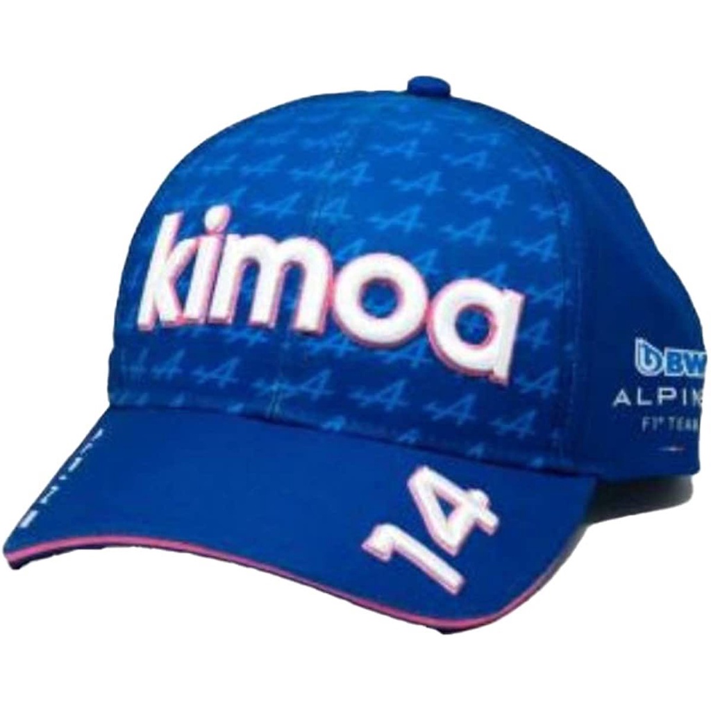 Alpine Racing F1 2022 Kimoa Team Fernando Alonso 藍色帽子