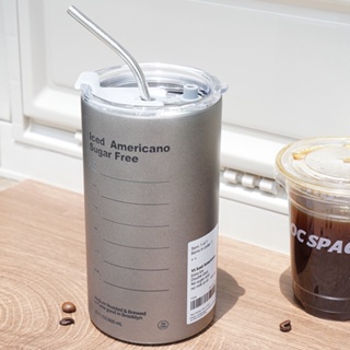 夏季保冷雙層不鏽鋼水杯600ML大容量冰飲咖啡奶茶杯便攜高顏值隨行吸管保溫杯學生白領戶外防摔水杯